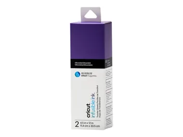 Cricut Infusible Ink — 114 x 305 mm, 2 feuilles, ultraviolet