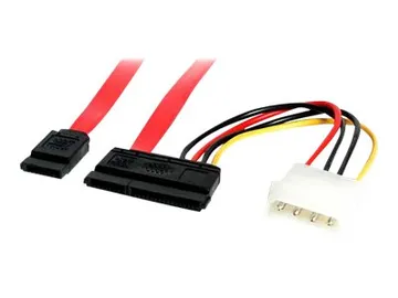 StarTech.com Cable combo alimentation et donnees SATA de 45,7 cm