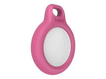 Belkin Support sécurisé pour étiquette Bluetooth anti-perte — rose, pour Apple AirTag