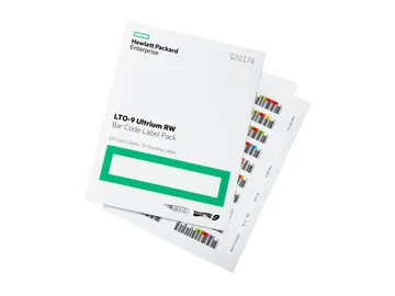 HPE Étiquettes code à barres (LTO-9)