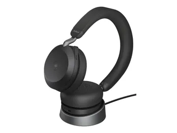 Jabra Evolve2 75 Micro-casque — Bluetooth, sans fil, USB-C, avec support de chargement