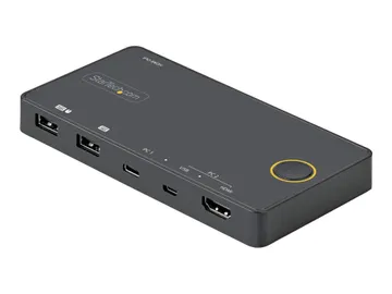 StarTech.com Switch KVM Hybride 2 Ports USB-A + HDMI & USB-C