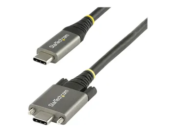 StarTech.com 3ft 1m Side Screw Locking USB C Cable 10Gbps