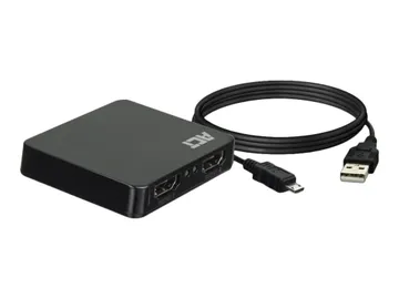 ACT Répartiteur vidéo/audio — 2 x HDMI, de bureau