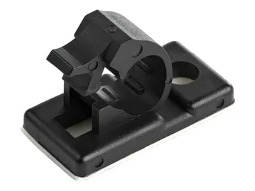 StarTech.com 100 Pinces Attache Câbles Adhésives Noir — Conformité TAA (pack de 100)