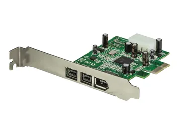 StarTech.com Carte Adaptateur PCI Express vers 3 Ports FireWire — 1x SP4 Mâle, PCI Express x1