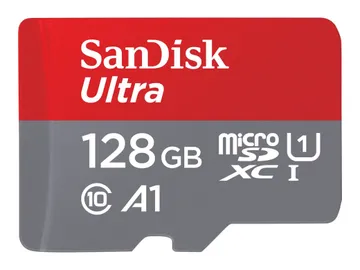 SanDisk Ultra — A1 / UHS Class 1 / Class10, microSDXC UHS-I, 128 Go