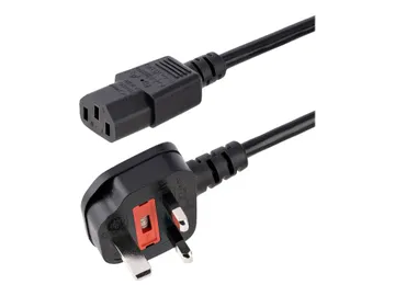 StarTech.com Câble d'Alimentation PC de 1,8m RU — prise britannique (BS 1363)