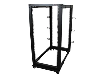 StarTech.com Rack de serveur réglable à cadre ouvert 25U 4 montants