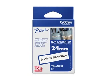Brother TZe-N251 Noir sur blanc