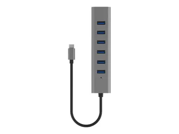 i-tec Concentrateur (hub) — de bureau, 7 x USB 3.2 Gen 1