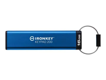 Kingston IronKey Keypad 200 — FIPS 140-3 Level 3, USB 3.2 Gen 1, chiffré