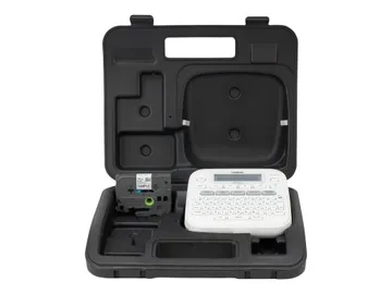 Brother P-Touch PT-D410VP — 18 mm de large, 180 dpi, jusqu'à 20 mm/sec, impression par 5 lignes