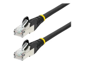 StarTech.com Câble Ethernet CAT6a 7,5m — 10 GbE 100W PoE S/FTP, RJ-45 (M) pour RJ-45 (M), 7.5 m, noir