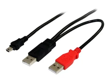 StarTech.com Câble USB 2.0 en Y A vers Mini B de 1,8 m