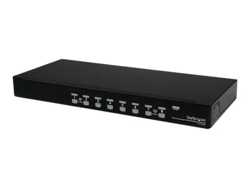 StarTech.com Switch KVM USB VGA 8 ports à montage en rack 1U avec OSD