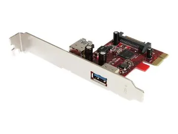 StarTech.com Carte Contrôleur PCI Express vers 2 Ports USB 3.0 avec Supp
