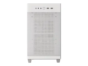 ASUS Prime AP201 Petite tour — USB/Audio, micro ATX, blanc