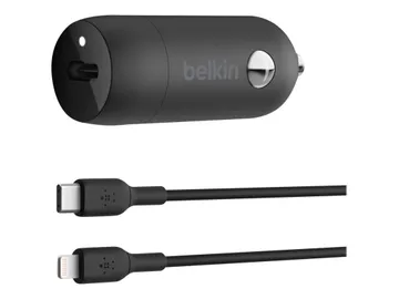 Belkin BOOST CHARGE — 30 Watt, Power Delivery 3.1 (USB-C), Fast Charge, réf. CCA004BT1MBK-B5