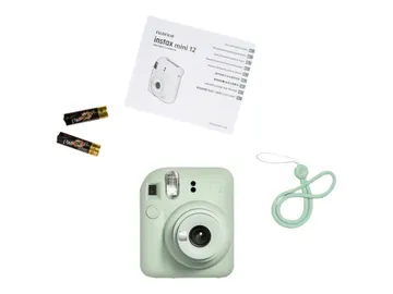 Fujifilm Instax Mini 12 — objectif : 60 mm, instax mini vert menthe