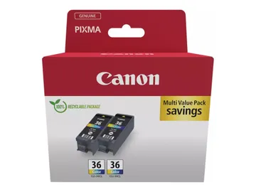 Canon CLI-36 Color Twin Pack — lot de 2