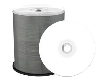 MEDIARANGE Inkjet Fullsurface-Printable — 100 x DVD-R, 4.7 Go 16x