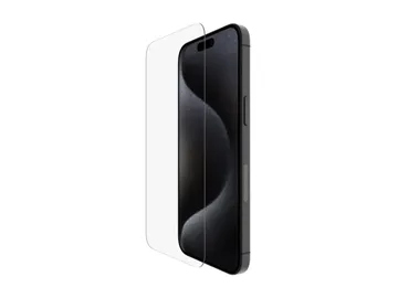 Belkin Protection d'écran pour téléphone portable — pour Apple iPhone 15 Pro Max, verre trempé, traité