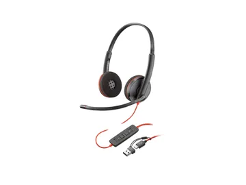 Poly HP Poly Blackwire 3220 — USB-C, micro-casque, sur-oreille, Certifié Skype, réf. 8X228AA