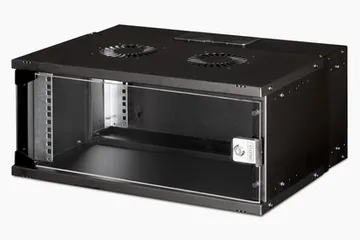 DIGITUS SOHO PRO Series — 540 x 400 mm (L x P), RAL 9005, montable sur mur