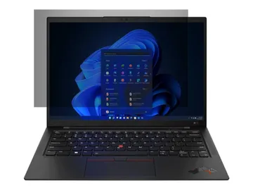 Targus Filtre de confidentialité pour ordinateur portable — amovible, adhésif, languettes de charnière