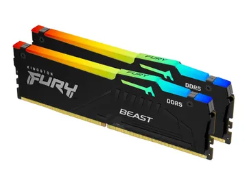 Kingston FURY Beast RGB — 64 Go: 2 x 32 Go, DIMM 288 broches, 6000 MT/s / PC5-48000