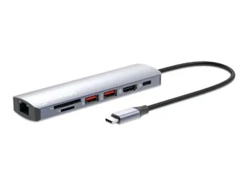 Manhattan Station d'accueil — USB-C, HDMI, 1GbE, réf. 153966