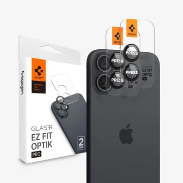Spigen Optik Pro EZ Fit — Approach, iPhone 16 Plus, Résistant à la poussière