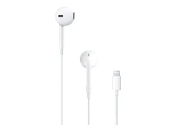 Apple EarPods Écouteurs avec micro — embout auriculaire, filaire, Lightning, réf. MWTY3ZM/A