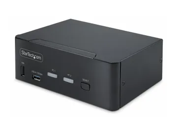 StarTech.com Switch KVM DisplayPort 2 Ports — 2 x KVM / audio / USB, 1 utilisateur local, réf. P2CDD143-KVM-SWITCH