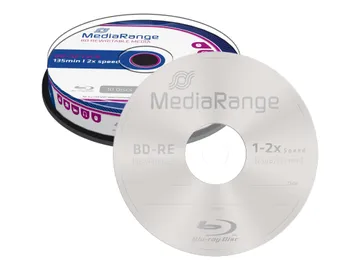 MEDIARANGE 10 x BD-RE