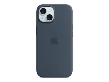 Apple Coque de protection pour téléphone portable — pour iPhone 15, compatibilité avec MagSafe, silicone