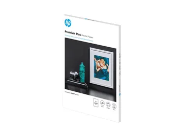 HP Premium Plus Photo Paper — A4 (210 x 297 mm), 300 g/m², 20 feuille(s) papier photo