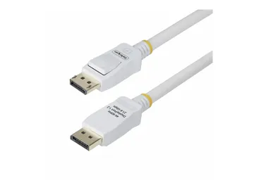 StarTech.com 10ft White VESA Certified DisplayPort 1.2 Cable with Latche