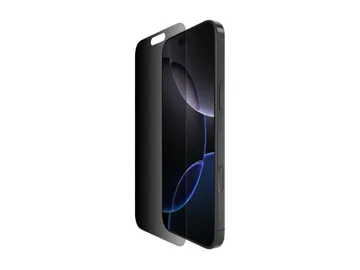 Belkin InvisiGlass — pour Apple iPhone 16 Pro Max, traité, verre, avec filtre de confidentialité