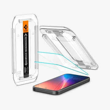 Spigen GLAS.tR EZ Fit — Google, Pixel 9a, Résistant aux rayures