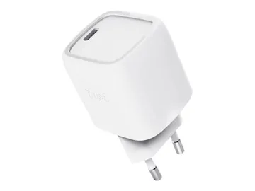 Trust Maxo Adaptateur secteur — 30 Watt, sur le câble : USB-C, blanc