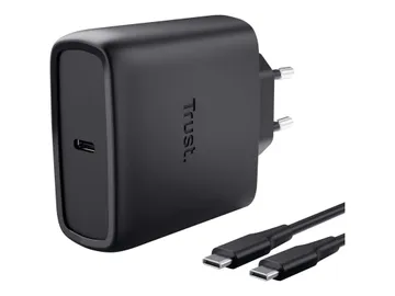 Trust Maxo Adaptateur secteur — 65 watt, sur le câble : USB-C