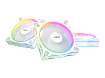 ASUS Prime MR120 Ventilateur châssis — 120 mm, blanc (pack de 3), réf. 90DA00L3-B09020