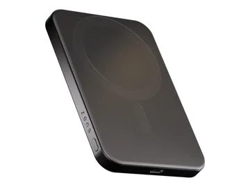 Zens Pro 1 Banque d'alimentation sans fil — 5000 mAh, 15 Watt, sur le câble : USB-C, noir