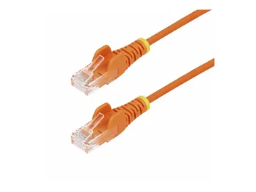 StarTech.com 50cm Orange Slim CAT6 Ethernet Cable