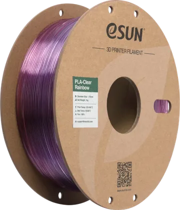 Esun PLA Clear 1.75mm PURPLE RED 1kg