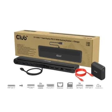 Club 3D Station d'accueil