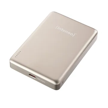 Intenso Batterie Externe Magnétique MW10000 10000 mAh – Compatible MagSa — 5,91 V, Charge Sans Fil 15W, USB-C , réf. 7344031