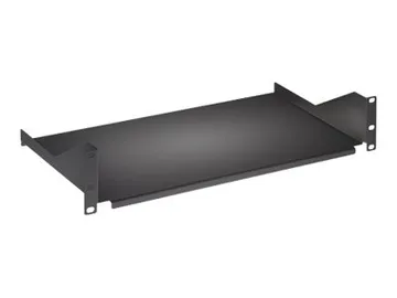 IC Intracom Intellinet 19" Cantilever Shelf — RAL 9005, Fixed, Depth 400mm